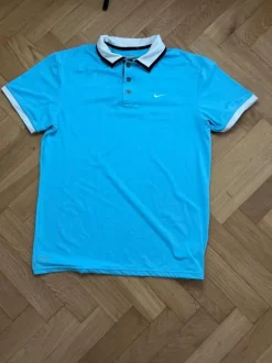 Nike Polo Hemd Blau Paris 2008 Vinta