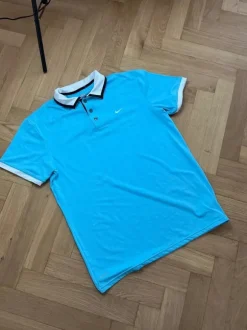 Nike Polo Hemd Blau Paris 2008 Vinta