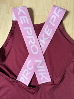 Nike Pro Dry Elastika Tanktop – Bordeaux / Rosa Sportshirt