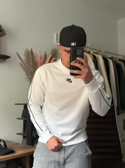 Nike Pullover Weiß S