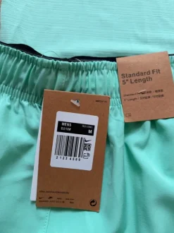Nike Running Set - Mintgroen - Shirt & Short - Maat: M