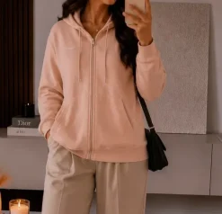 Nike Sweatshirtjacke Jacke Hoodie rosa M