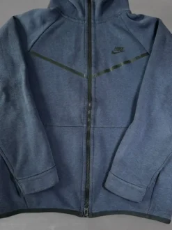Nike Tech Hoodie Jacke Dunkelblau Size
