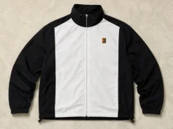 Nike Trainingsjacke | Vintage Y2K | Größe M | Schwarz Weiß | Retro