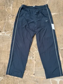 Nike Vintage Trackpants | Open Leg | Größe XL | Dunkelblau | Y2K 2000er