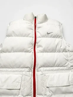 Nike Y2K Vintage Weste Rot Weiß Gr. XL Wendbar
