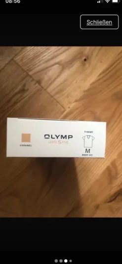 Olymp Level Five 5 Body fit Unterzieh T-Shirt Caramel M