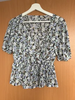 Only / Bluse / Kurzarm / Wickel / S