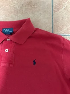 Originales Raulph Lauren Langarm Polo in Rot