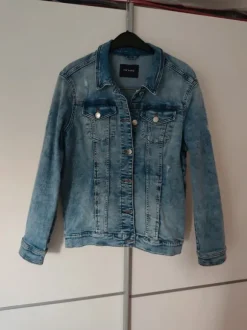 Orsay Jeansjacke im Used Look Gr. 38