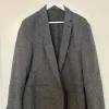 Otto Kern Grey Herringbone Blazer Jacket