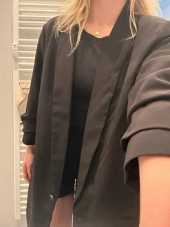 Oversized black jacket/suit jacket/blazer