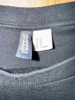 Oversized TShirt schwarz H&M Größe M
