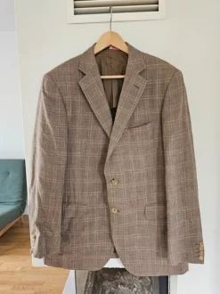Pal Zileri Sakko aus Luxus E.Thomas Stoff - Mischung aus Wolle, Seide und Leinen.