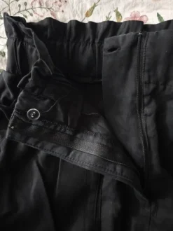 Paperbag-Hose Shorts