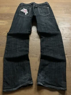 Pashanim 2000 Y2k Archiv Style Baggy bootcut Jeans