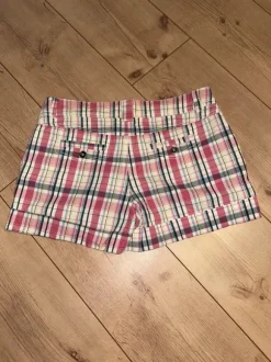 Pimkie Karo-Shorts / Kurze Hose – Gr. 36 – Beere/Rosa/Blau gemustert