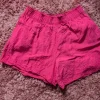 Pinke Paperbag-Shorts