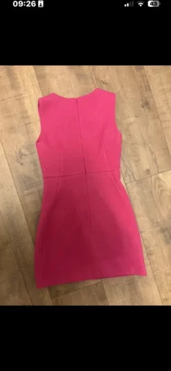 Pinkes Kleid Figurbetont Elegant Barbiecore Mini Kleid