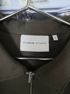 Plenum Studio Half-Zip Polo | olive/khaki | Size L