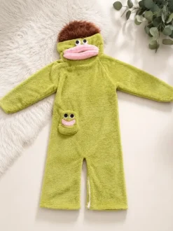 Plüsch Pyjama Anzug neu