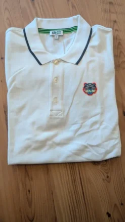 Polo Kenzo Paris – Tiger Crest – Blanc – Taille M