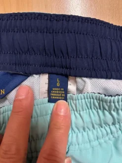 Polo Ralph Lauren Badehose Shorts Herren blau türkis gr L