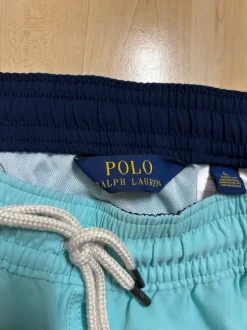 Polo Ralph Lauren Badehose Shorts Herren blau türkis gr L
