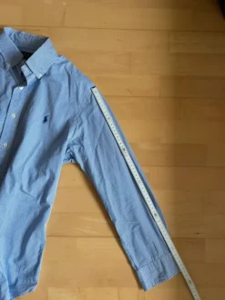 Polo Ralph Lauren Hemd Slim Fit M/ blau/weiss gestreift