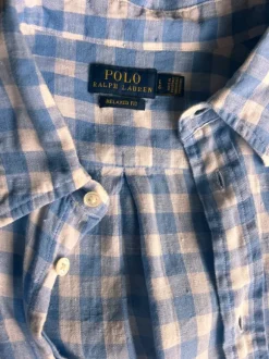 Polo Ralph Lauren Leinenhemd – Relaxed Fit – Größe L – 100 % Leinen