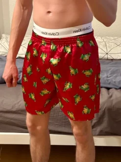 Prince Satin Boxershorts - Pyjamashorts