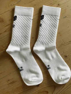 Pro Rennradsocken Gr. 42-45 M weiss