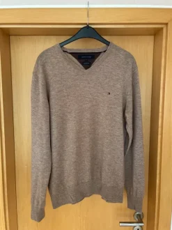 Pulli Pullover beige meliert Größe M Tommy Hilfiger
