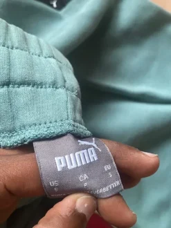 Puma Joggingbroek Short Groen/Zeefoam – Comfort Fit