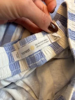 Pyjama blau weiß