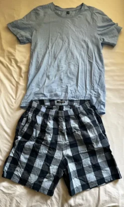 Pyjama heren blauw hema maat M