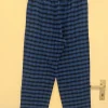 Pyjama Hose blau kariert