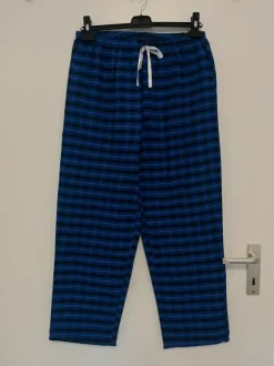 Pyjama Hose blau kariert