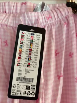 Pyjama Hose mit Schleifenmuster