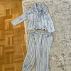 Pyjama Schlafanzug, H&M gestreift