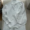 Pyjama zweiteilig in weiss