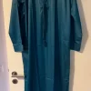 Qamis Emirati Blau Petrol Satin