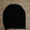 Ralph Lauren Cable Knit Sweater schwarz mit Logo – klassischer Strickpullover