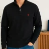 Ralph Lauren Quarter Zip Trui XL Zwart – Zo goed als nieuw