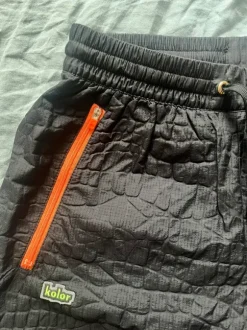 Rare! Adidas by Kolor Shorts schwarz mit Neon-Details – Techwear / Archive Sportswear