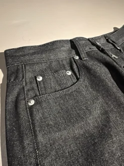 Real Baggy/Bootcut Black Selvedge Jeans