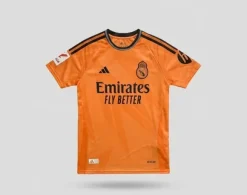 Real Madrid 2024/25 MBAPPÉ #9 Auswärtstrikot Orange – NEU/Authentic Style – Rare L
