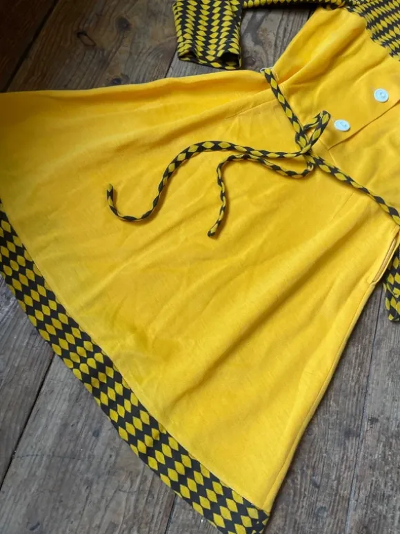 Retro/vintage handgemaakt jaren 60/70 jurkje🌸