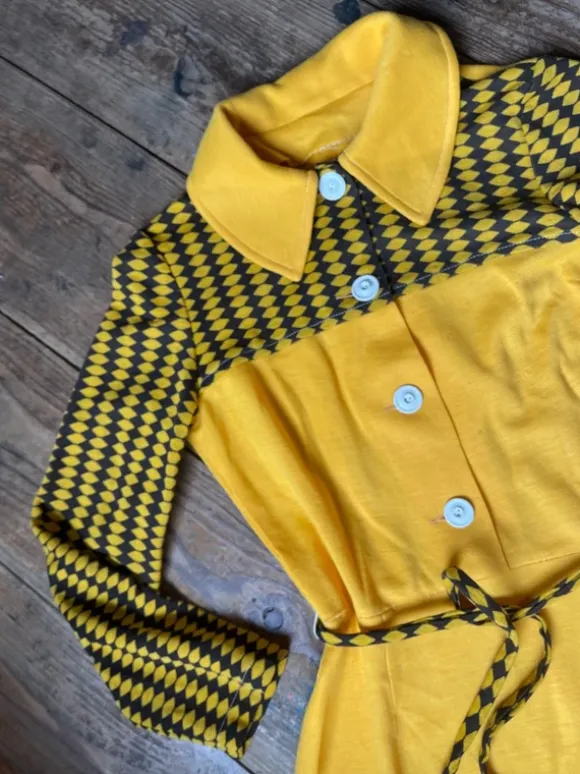 Retro/vintage handgemaakt jaren 60/70 jurkje🌸
