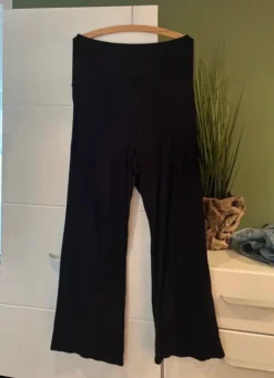 Rippenstrick Mama Leggins schwarz Gr.L H&M